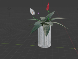 spathiphyllum Model 3D