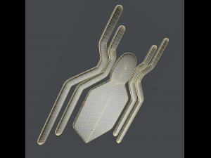 spiderman homecoming chest logo 3D Model