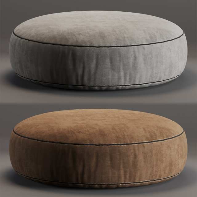 pillow 3D 모델 .c4d .max .obj .3ds .fbx .stl .blend 