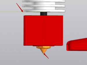 flying bear ghost 5 kit head direct low extruder chain Model Cetak 3D
