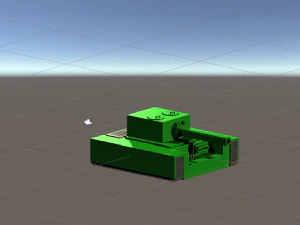 Carro armato Voxel Modello 3D