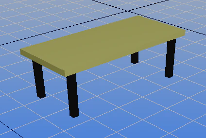 table 3D Model .c4d .max .obj .3ds .fbx .stl .blend 