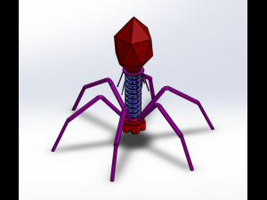 virus bacteriophage 3D Print Model