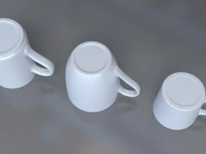 canecas de 3 tipos Modelo 3D