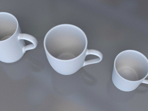 mugs a 3 types Modelo 3D