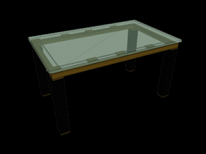 glass table 3D Model
