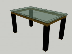 glass table 3D Model
