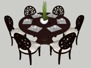 dining table u05 3D Model