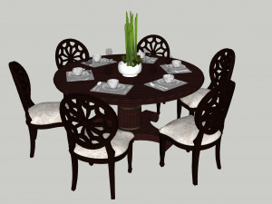dining table u05 3Dモデル