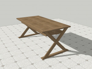 dinning table u09 3D 模型
