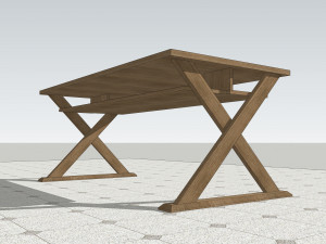 dinning table u09 3D 모델