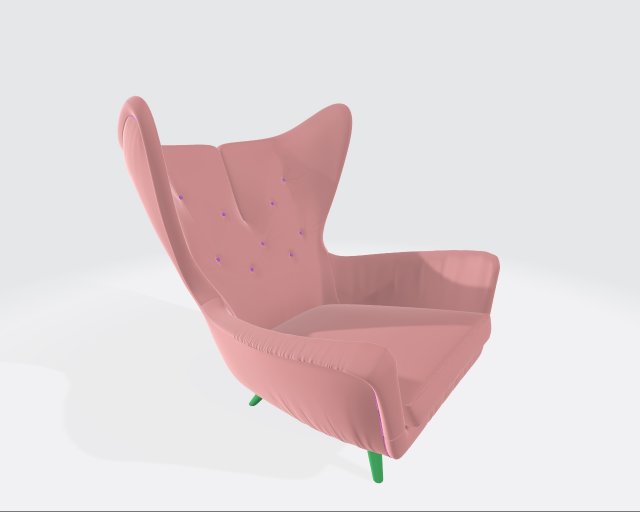 chair u03 3Dモデル .c4d .max .obj .3ds .fbx .stl .blend 