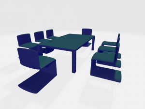 meeting desk Model 3D