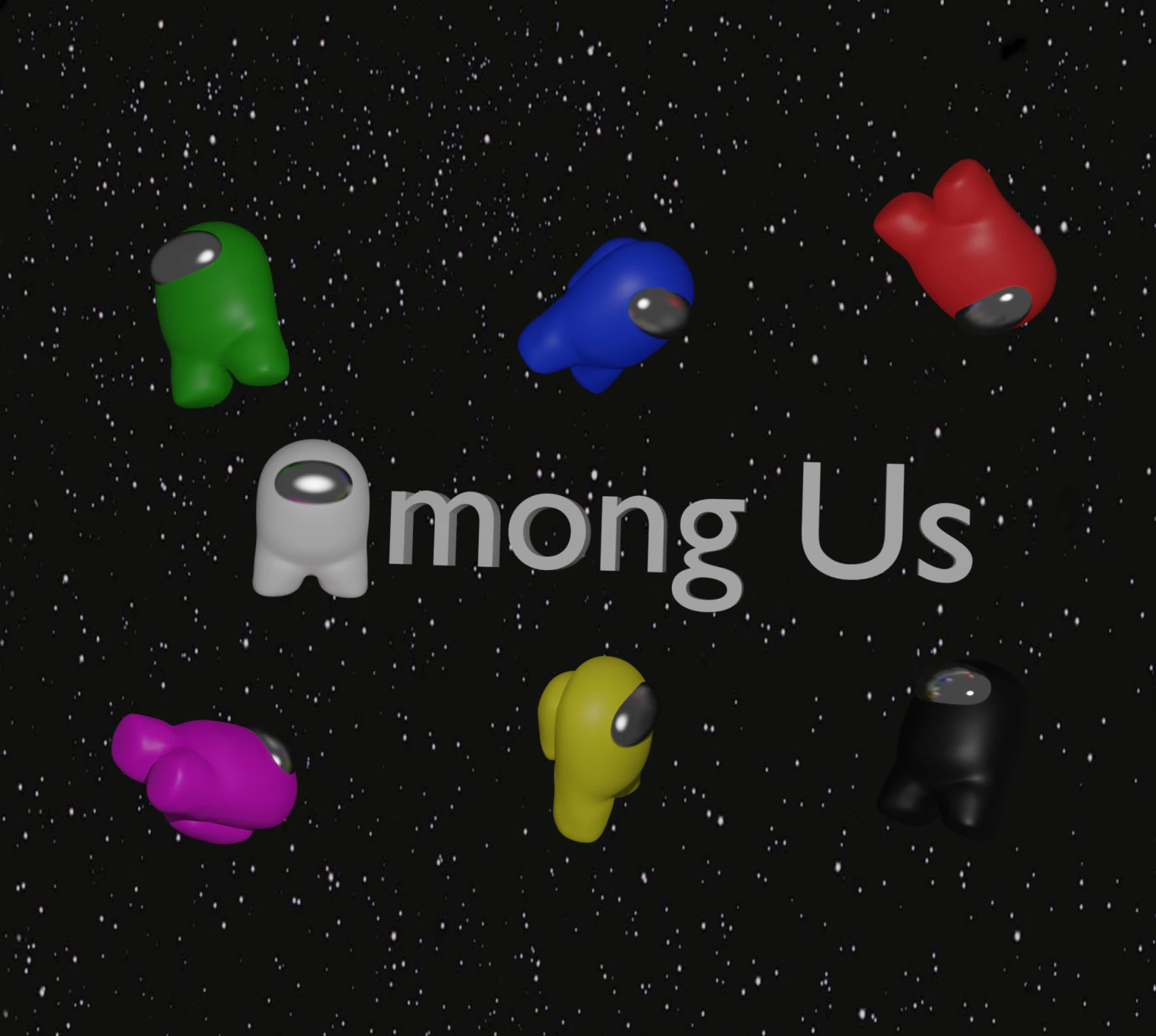 among us 3D Model .c4d .max .obj .3ds .fbx .stl .blend