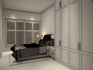 europe style bedroom 3D Model