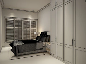 europe style bedroom 3D Model