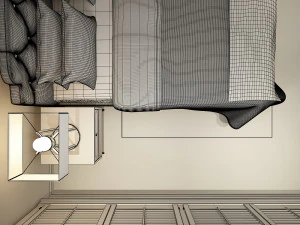 europe style bedroom 3D Model