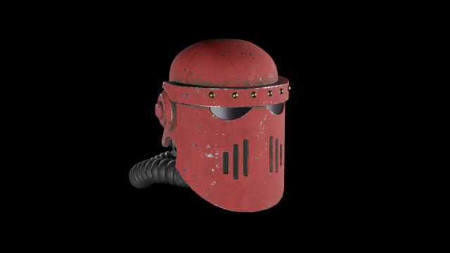 space marine mk iii iron helmet Modelo 3D .c4d .max .obj .3ds .fbx .stl .blend 