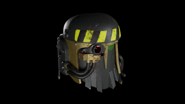 space marine mk iii iron helmet 3D Model .c4d .max .obj .3ds .fbx .stl .blend 