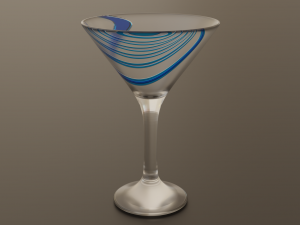 Martini Glass 3D Model
