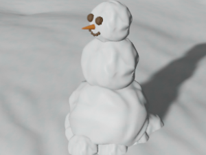 snowman 3D Model