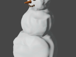 snowman 3D Model