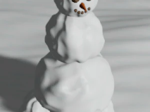 snowman 3D Model
