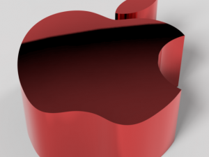 Apple emblem 3D-Modell