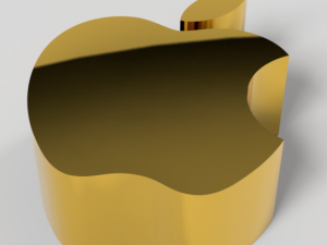 Apple emblem 3D-Modell