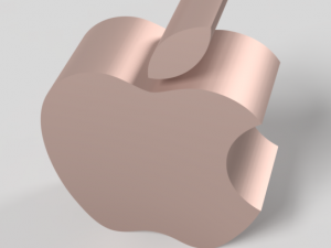 Apple emblem 3D-Modell