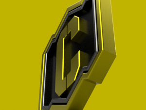 call of duty credits emblem 3D मॉडल
