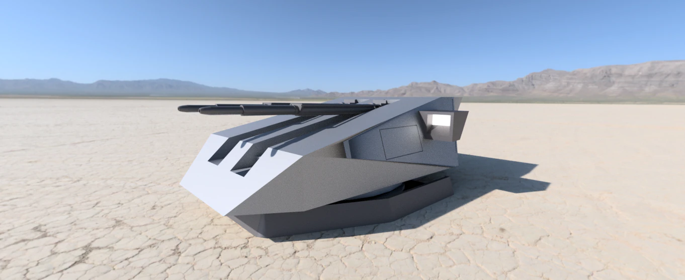 anti air 5 3D Model .c4d .max .obj .3ds .fbx .stl .blend 