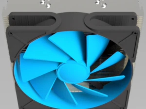 cpu cooler 01 ice warior 3D Model