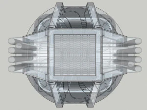 cpu cooler 2 3D Model