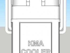cpu cooler 2 3D Model