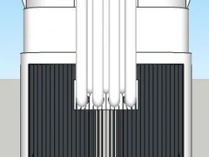cpu cooler 2 3D Model