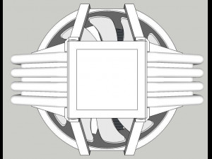 cpu cooler 2 3D मॉडल