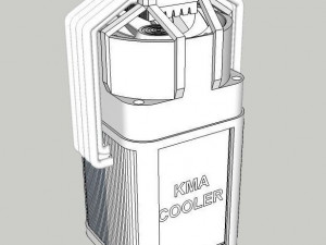 cpu cooler 2 3D मॉडल
