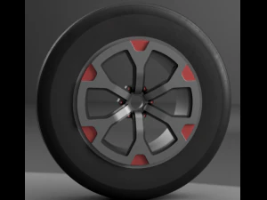 运动轮06 3D 模型