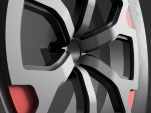 sport wheel 06 3D Model