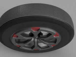 sport wheel 06 3D Model