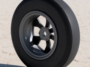 sport wheel 06 3D Model