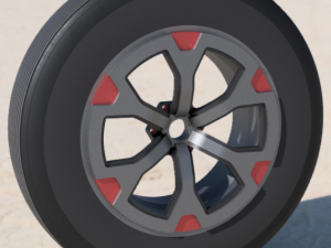 sport wheel 06 3D Model