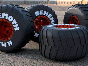 モンスターホイール04 3Dモデル