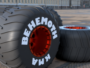 Monster wheel 04 3D Model