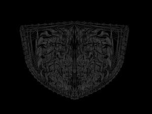 Lion emblem 03 3D Model