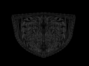 Lion emblem 03 3D Model