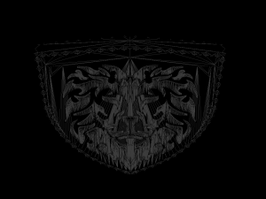 Lion emblem 03 3D Model