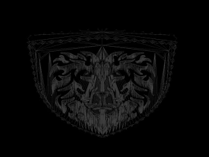 Lion emblem 03 3D Model