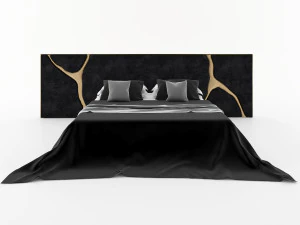 लैपियाज़ ब्लैक हेडबोर्ड 3D मॉडल